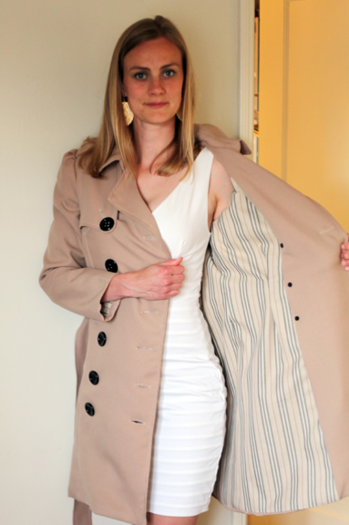 burberry inspired trench coat