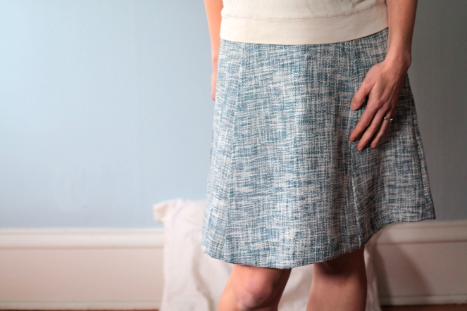 Sew Well - An A-Line Skirt in an Oscar de la Renta Woven